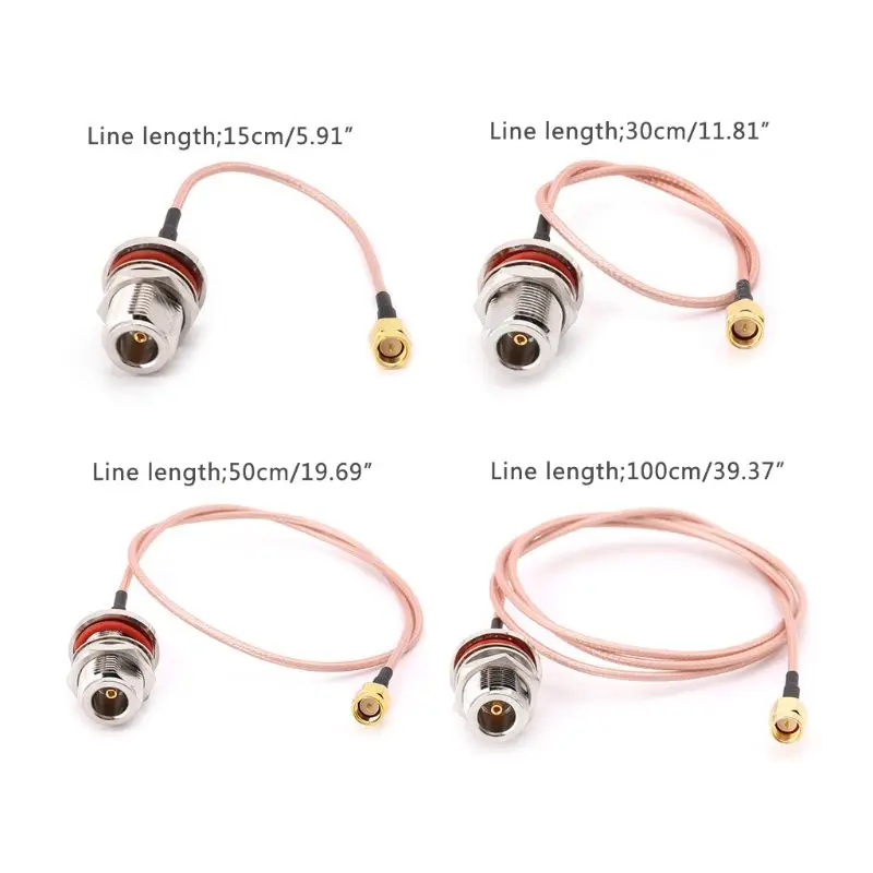 N Female Bulkhead To SMA Male Plug RG316 Pigtail Cable RF Coaxial Cables Jumper | Обустройство дома