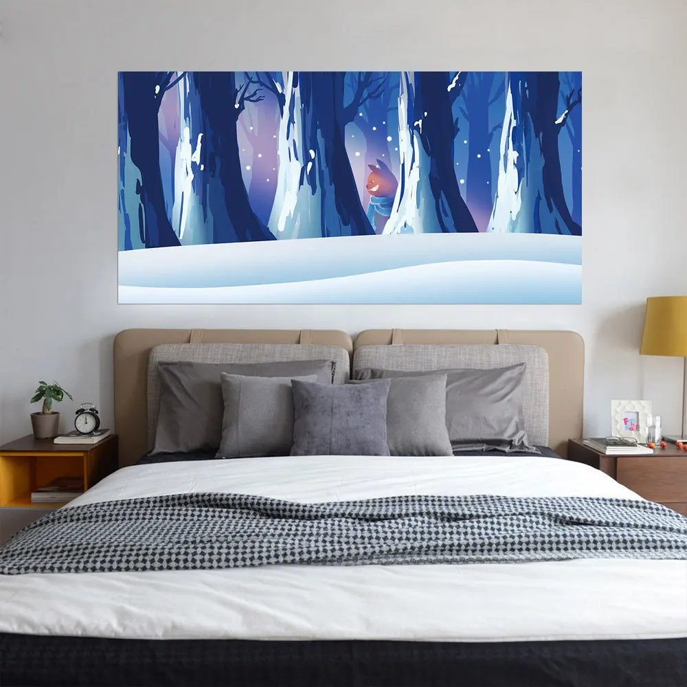 Красная трехмерная палатка с изголовьем кровати ночной лось маленький зверь в