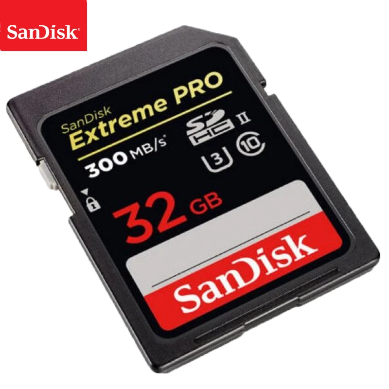 Оригинальная карта памяти SanDisk SD объемом до 300 МБ/с 32 ГБ экстремально высокая