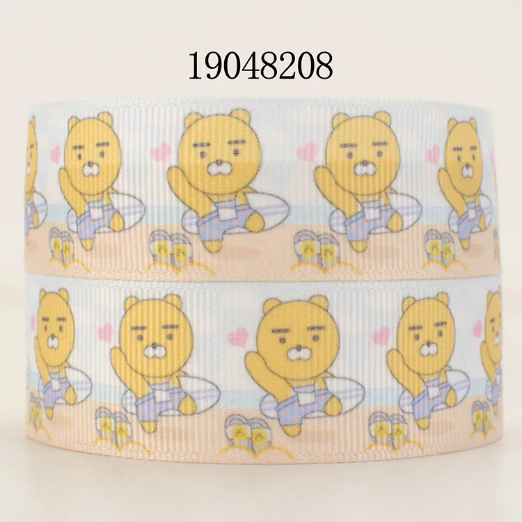 10 ярдов-разные размеры-коричневая лента с рисунком медведя напечатанная из