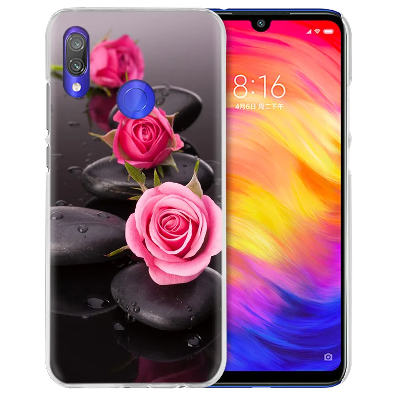 Чехол с красными бабочками и розами для Xiao mi Red mi Go Note 7 6 6A Pro S2 5 5A 4X mi A1 A2 9 mi x 3 5G 8 lite F1 жесткий чехол для телефона из ПК