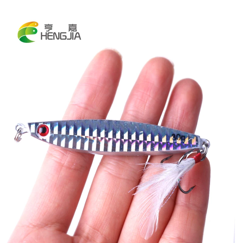 HENGJIA 1 шт. 30 г жесткие металлические свинцовые рыболовные приманки морской