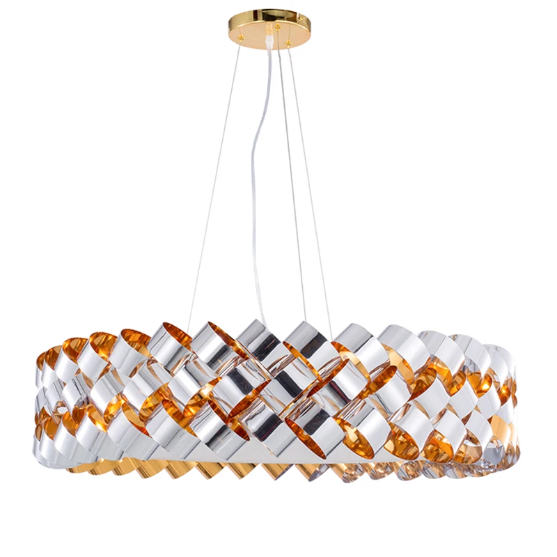 Скандинавский постмодерн свет яйцо рулон LED подвесной светильник для спальни