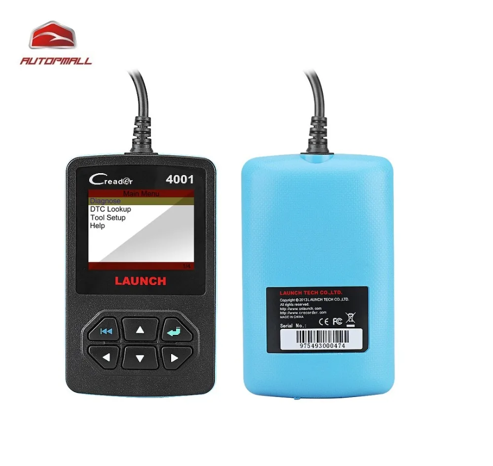 Запуск OBDII/EOBD сканер Creader 4001 код читателя автомобильной инструмент диагностики
