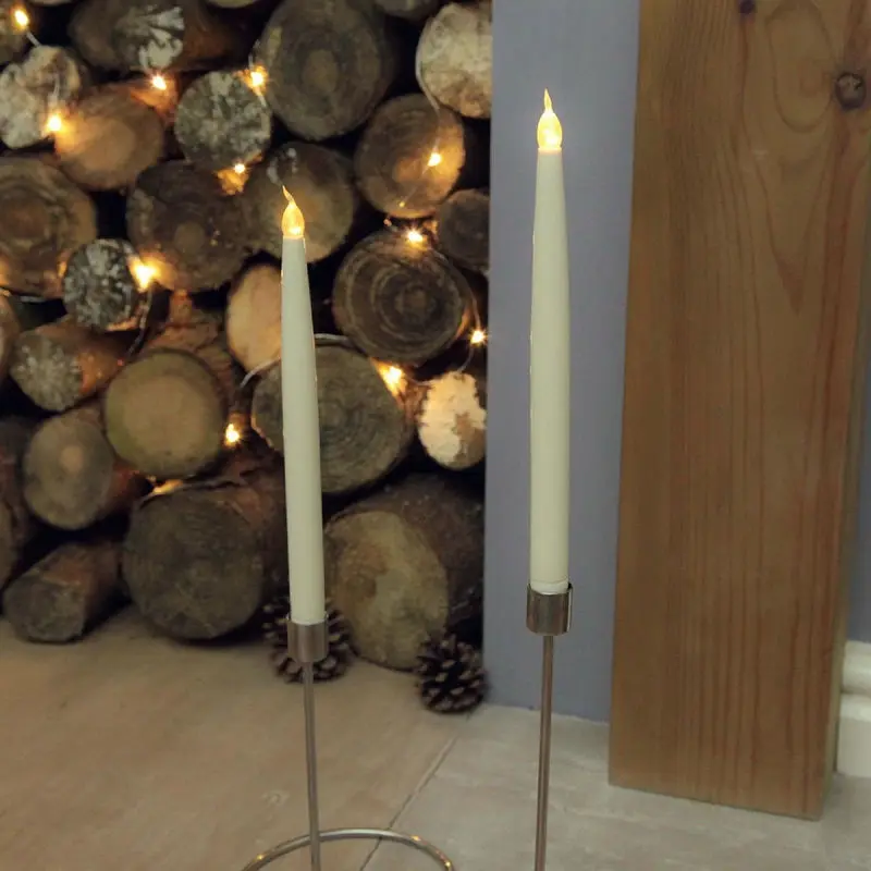 120 шт. светодиодная беспламенная Мерцающая свеча в виде конической свечи цвета