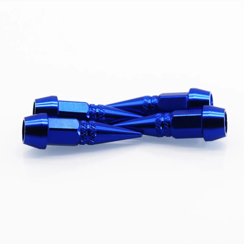 Blue Колпачок Клапана s Impale шип автомобиль грузовик шинный воздушный клапан колпак крышки мотоцикла колпачок для колес крышка s Длина: 45 мм - Цвет: Blue
