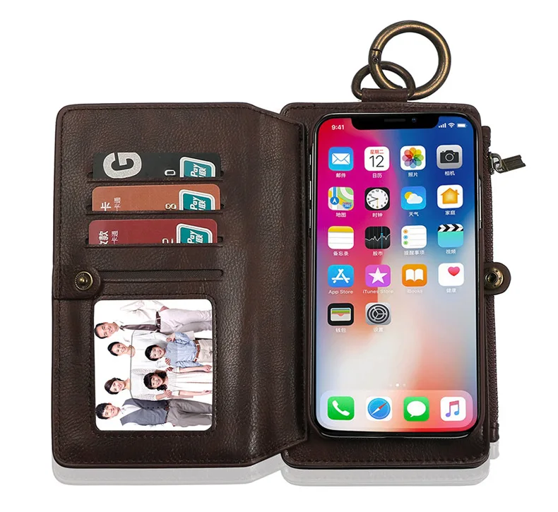 Ручной работы в стиле ретро Оригинальный чехол-бумажник (полиуретан кожа) для iphone