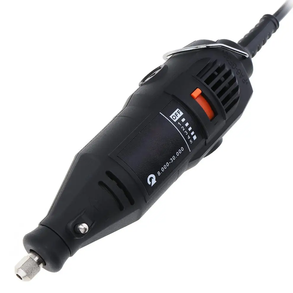 

6pcs/set 110V/220 Electric Grinder Machine with Spare Carbon Brush and Rotary Grinding Head for Cutting/Grinding/Engraving