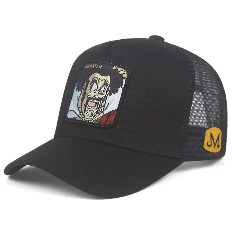 Бренд Вегета чехол Capsule corp Dragon Ball Z Snapback хлопок Бейсбол Кепки Для мужчин Для женщин в стиле «хип-хоп» для папы сетчатая шляпа Кепка-тракер в дропшиппинг - Цвет: MR SATAN