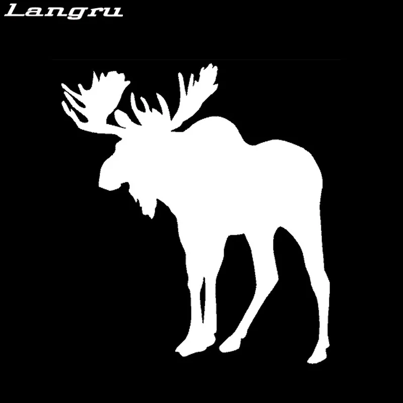 Langru лосят животные мотоцикл Декор наклейки Стикеры автостайлинг