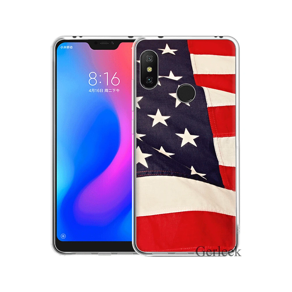 Desxz Американский чехол с флагом для Xiaomi Redmi Note 6 7 3 Pro 4 4X 5 5A | Мобильные телефоны и