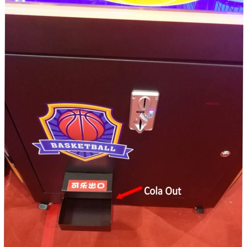 С функцией 'Cola Out' монетные билеты выкупа игры уличный баскетбол аркадная игра