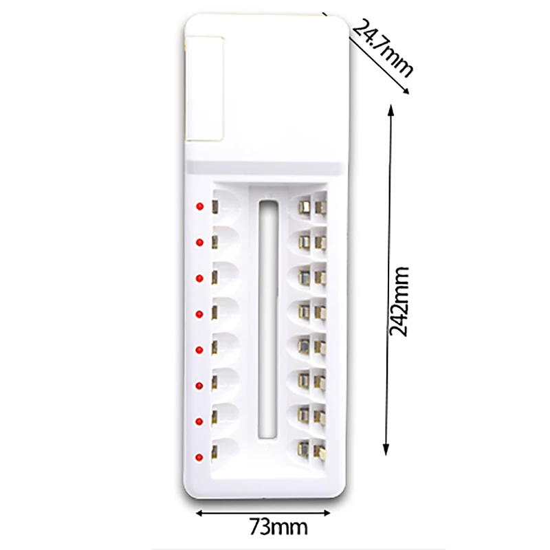 AABB новинка 8 лотов быстрое зарядное устройство 2 Usb разъем для батареи Ni Cd MH Aa Aaa