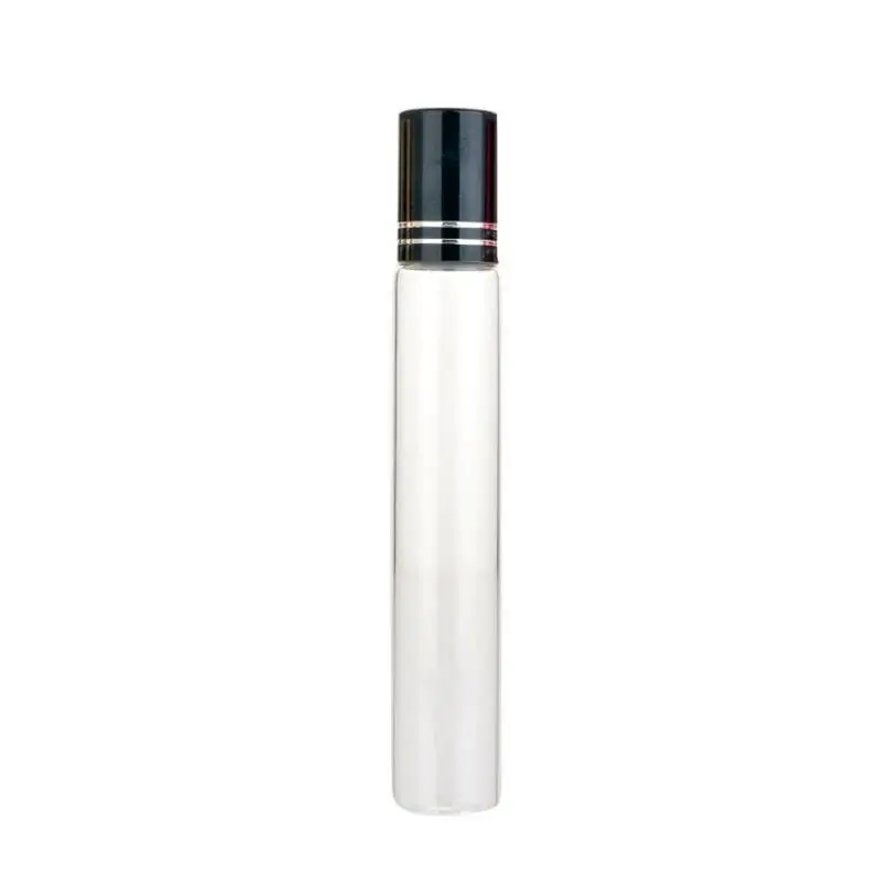 

Brand New 15ml Empty Stainless Steel Metal Roll on Bottles 15cc Transparent Glass Roller Ball 300pcs/lot