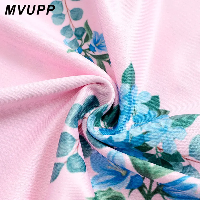 MVUPP платья для мамы и дочки с цветочным принтом одежда платье принцессы