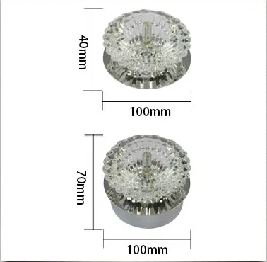 Бесплатная доставка 3 Вт потолочные светильники современные светодиодные лампы