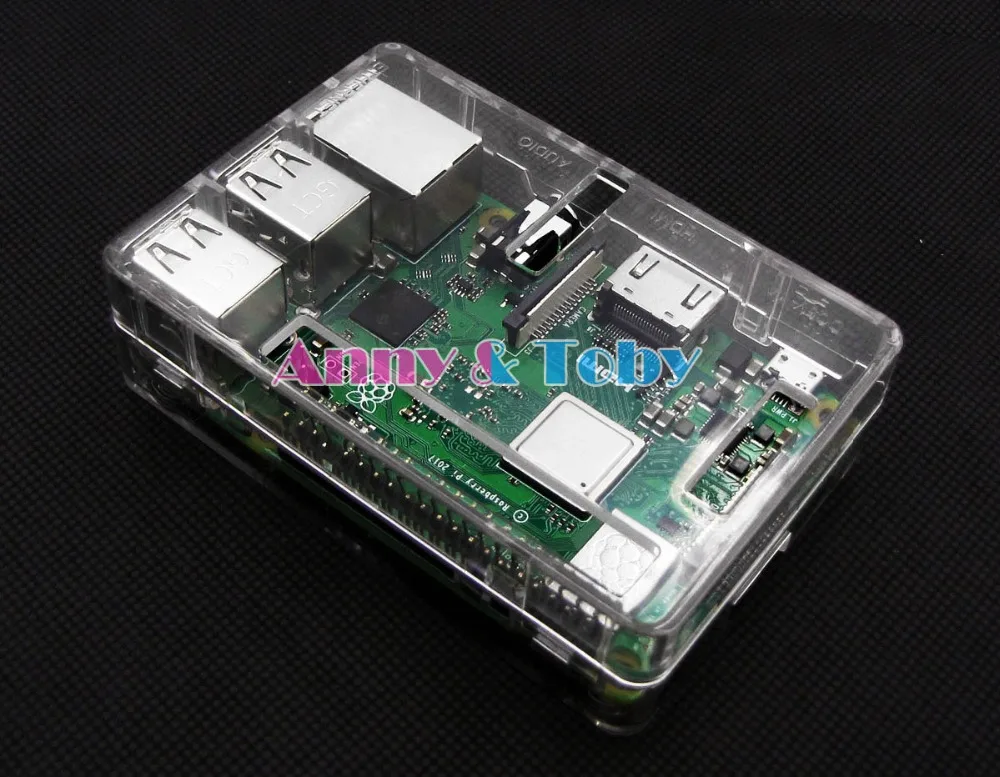 Модель B28: Raspberry PI 3B+ plus Модель B прозрачный чехол корпус ABS пластиковая коробка для Ras pi 2 и Raspberry PI