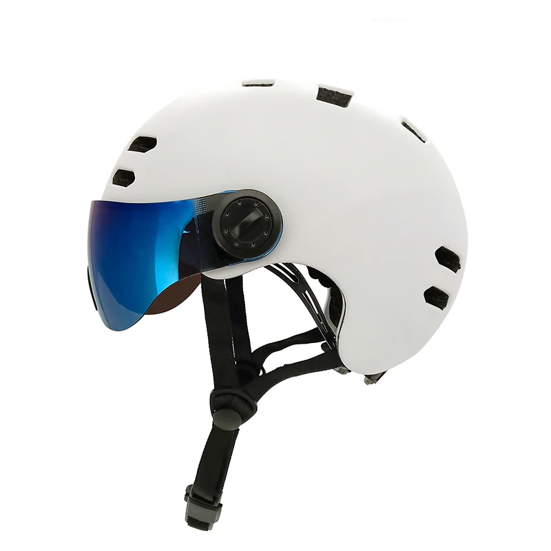 

MOON Skateboard Helmet With Visor Solid Color Skateboard Bicycle Cycling Road MTB/Riding/Safety Outdoor Helmet
