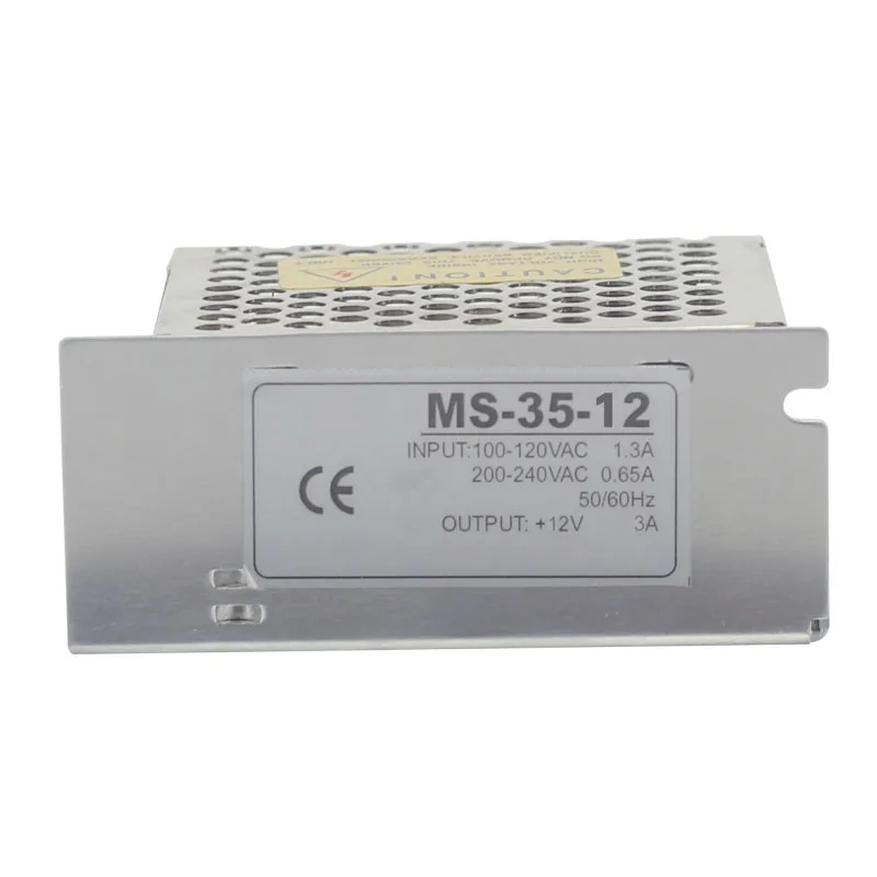 Ms-35-12v 35 Вт 220 В AC 7a 12 15 24 DC мини Размеры компактный промышленный Импульсные блоки