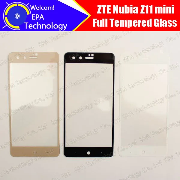 

ZTE Nubia Z11 Mini Закаленное стекло 100% новый цветной Полноэкранный протектор экрана Защитная пленка для Z11 Mini Мобильный телефон