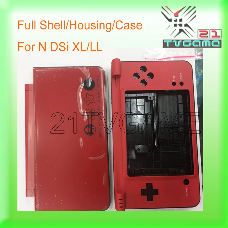 Полный корпус чехол для nintendo DS i XL, игра Spair части оболочки/чехол для D Si LL цвет черный, белый, синий, желтый, зеленый, красный