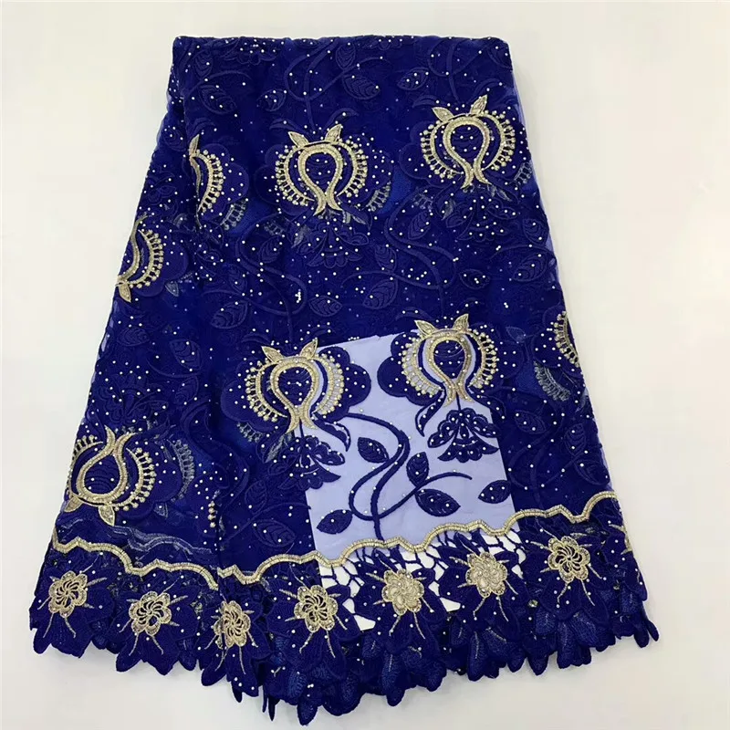 Nigerian Lace African Laces Fabrics Embroidered Guipure French Fabric 2019 Net dress run82-85 | Дом и сад