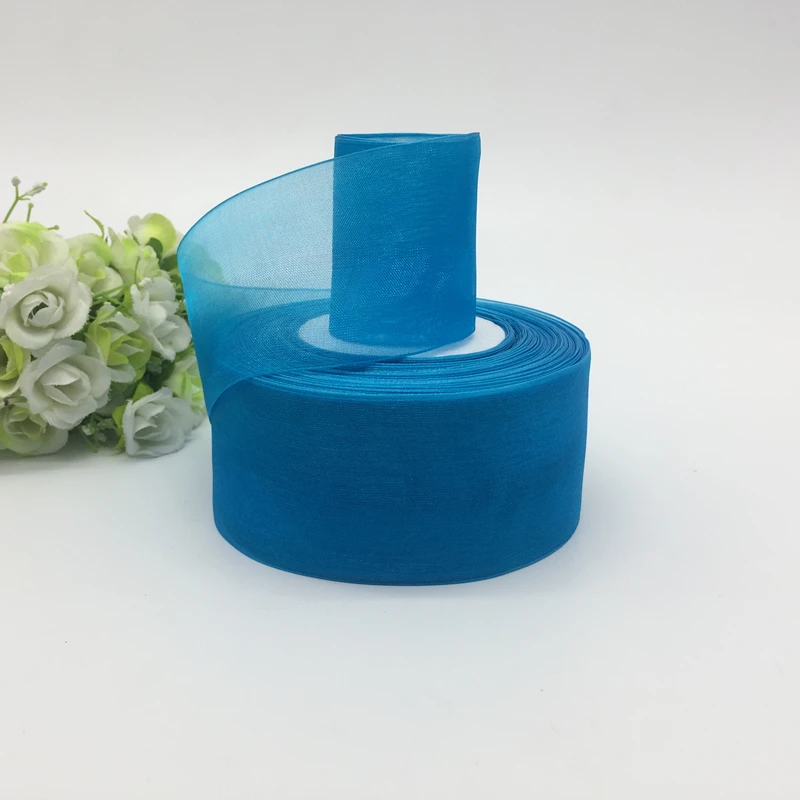 Лента из органзы для упаковки подарков 5 ярдов 2 дюйма 50 мм|organza ribbon|handmade ribbonribbons for