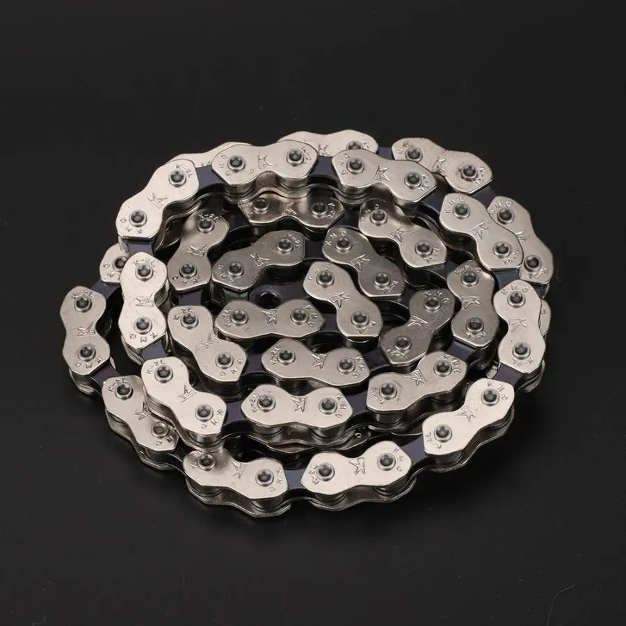 100 Links Bicycle Chain Mountain Bike Road Single Speed Stainless Steel Magic Button Accessory | Спорт и развлечения