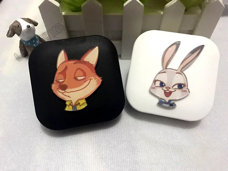 LIUSVENTINA DIY милый акриловый кролик Джуди лиса Ник контактный чехол для объектива с