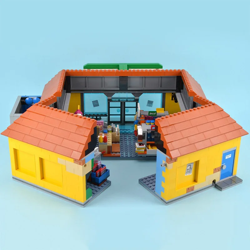 16005 The Simpsons Bart Homer 16004 Kwik E Mart строительные блоки совместимые с 71016 71006 для мальчиков