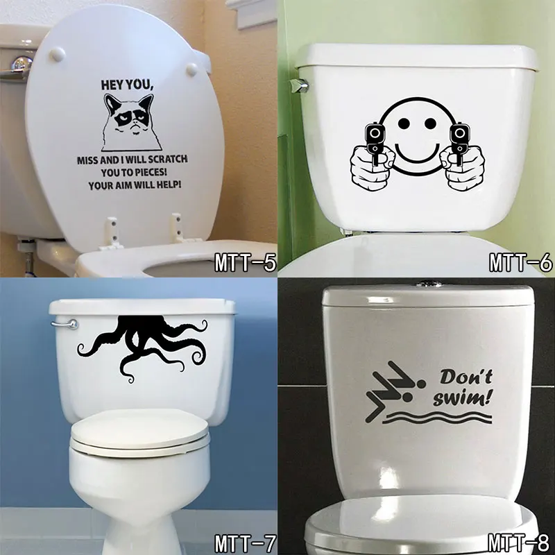 1 шт. водонепроницаемые наклейки для ванной и туалета на дверь стекло наклейка