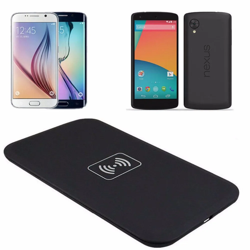Портативное беспроводное зарядное устройство Qi для Samsung Galaxy S20 S10 S9 S8 Note 20 10 9 Elephone