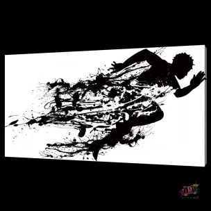 Печать стены книги по искусству Moderm домашний декор сексуальная женщина тень