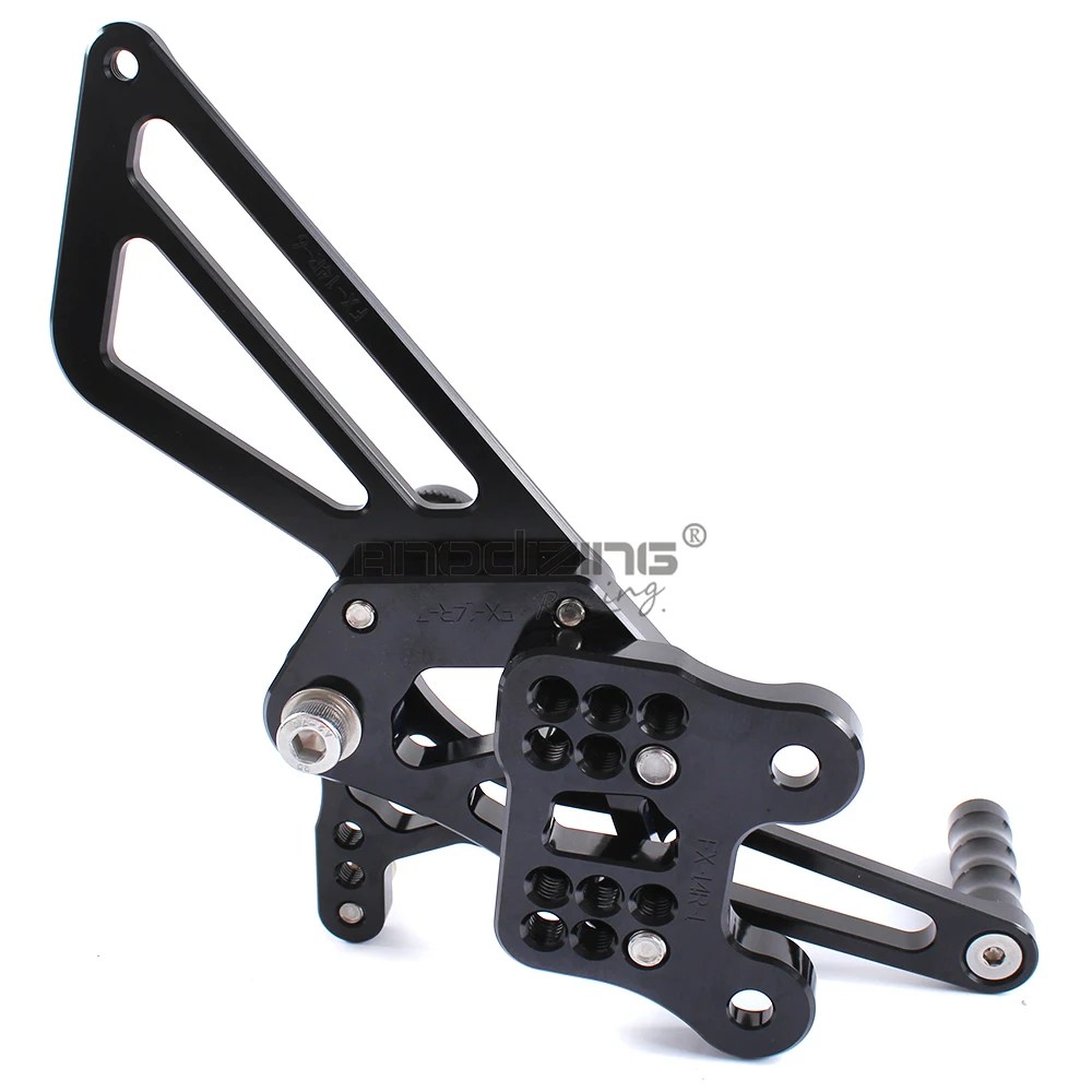 Full CNC Aluminum Motorcycle Adjustable Rearsets Rear Sets Foot Pegs For KAWASAKI ZX14R ZX-14R ZZR1400 2011 | Автомобили и