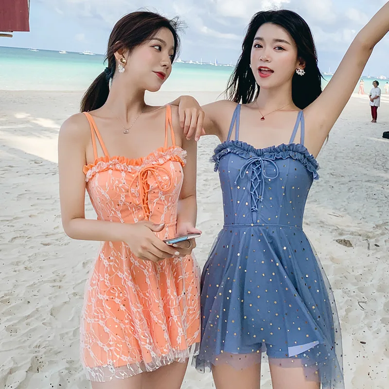 Женский слитный купальник пуш ап в горошек купальный костюм пляжная одежда для