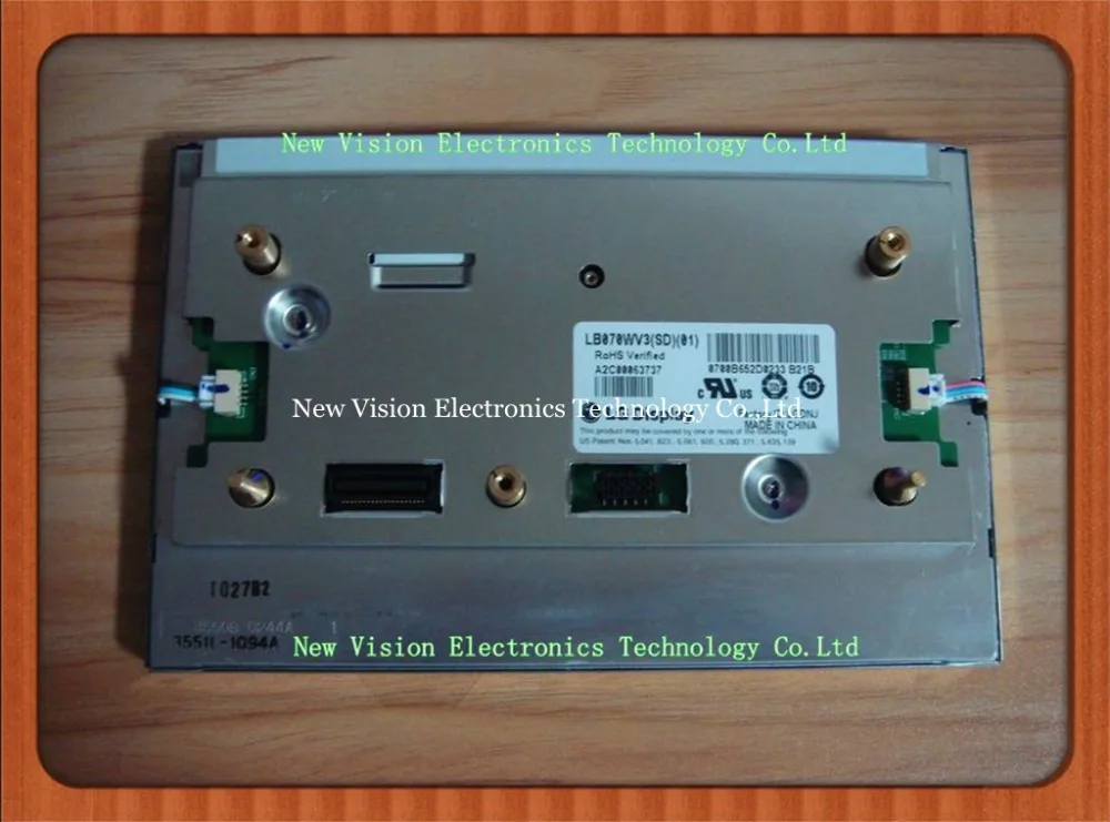 LB070WV3 (SD) (01) LB070WV3-SD01 оригинальный 7-дюймовый TFT Автомобильный GPS ЖК-экран панель для