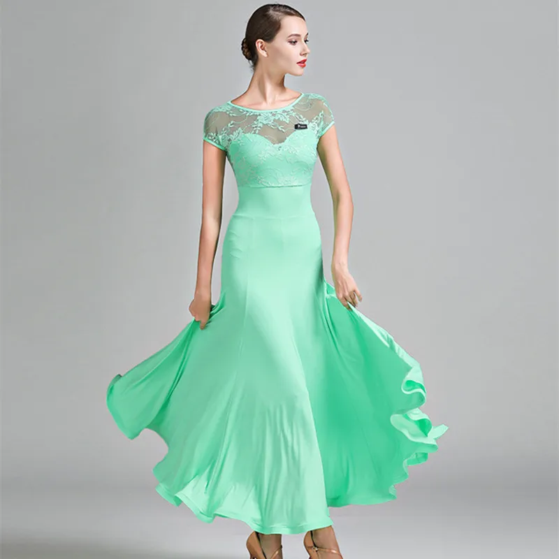

3 colors green ballroom dress woman foxtrot dress ballroom waltz dresses for ballroom dancing spanish flamenco dress dance wear