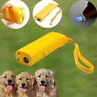 3 в 1 устройство против лая дрессировки собак ультразвуковой отпугиватель москитов средство стоп кора Pet оборудование для дрессировки собак с светодиодный анти Blaf Apparaat