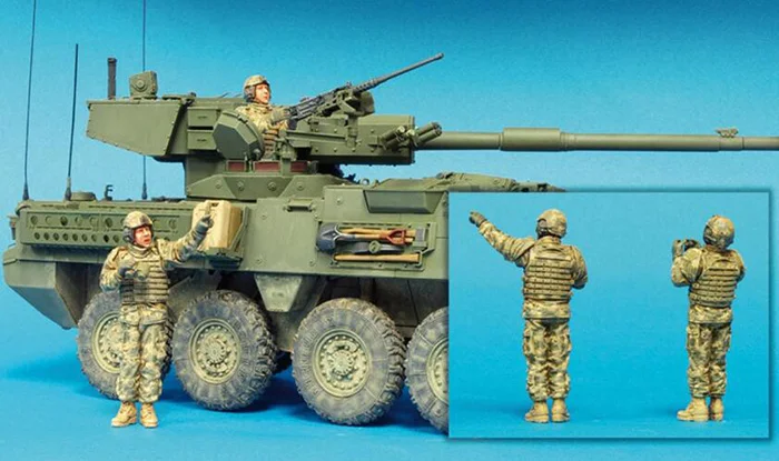 Сборка Неокрашенная масштаб 1/35 Современная пехотная бригада команда солдаты
