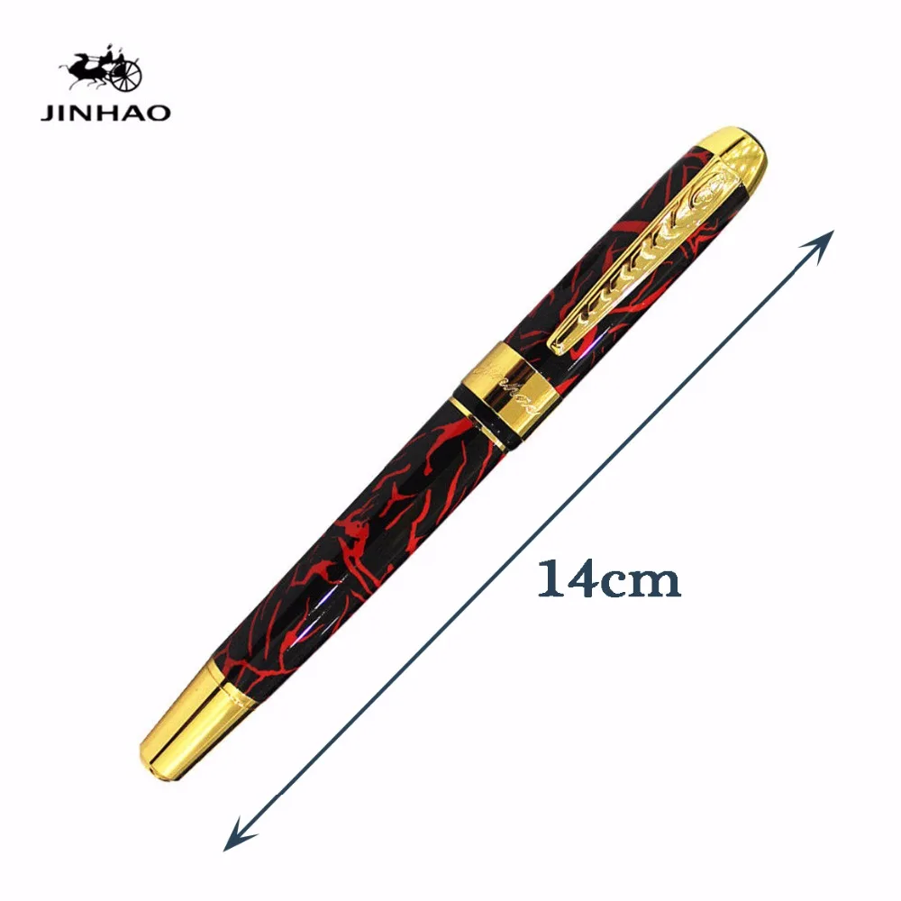 2Pens/Box Luxury Metal Gift Box Fountain Pens Blue &amp Black ink For Office Business Roller Ball Pen | Канцтовары для офиса и
