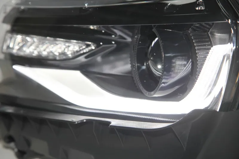Для Chevrolet Camaro светодиодный головной светильник передние фары головного светильник s светодиодный движущийся Поворотный Светильник s с HID ксеноновый светильник s
