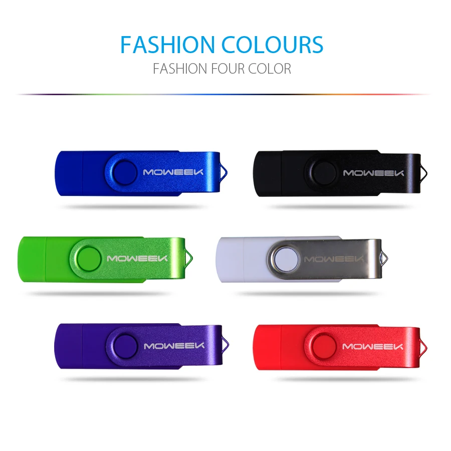 Moweek 2016 модный OTG usb флеш накопитель вращающийся u диск 2 0 флешка 4 ГБ 8 16 32 64 карта