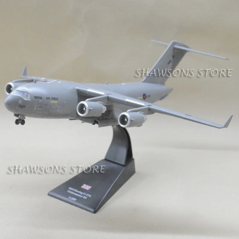 Литая под давлением модель самолета коллекция 1:200 2010 Boeing C-17A Globemaster III миниатюрный самолет копия