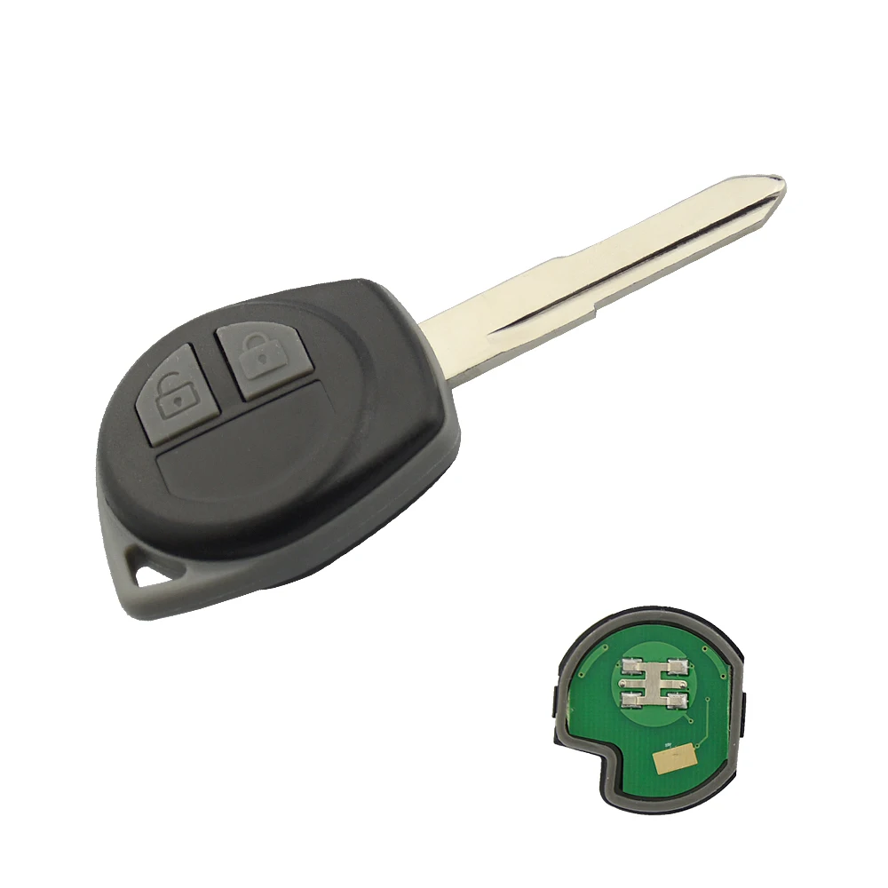 OkeyTech 315/433 МГц 2 кнопки ID46 PCF 7936 чип FSK для Suzuki Swift Jimny Vitara Splash SX4 Alto Ignis HU87 Blade|Ключ от