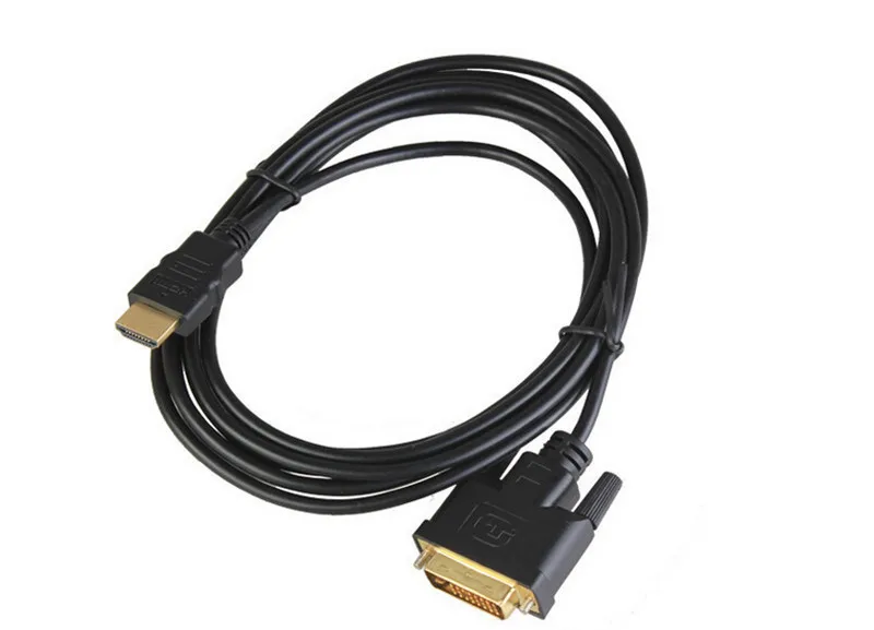 1 5 м Высокоскоростной HDMI кабель папа к DVI Мужской D 24 + pin адаптера 3D1080p для ПК LCD DVD HDTV