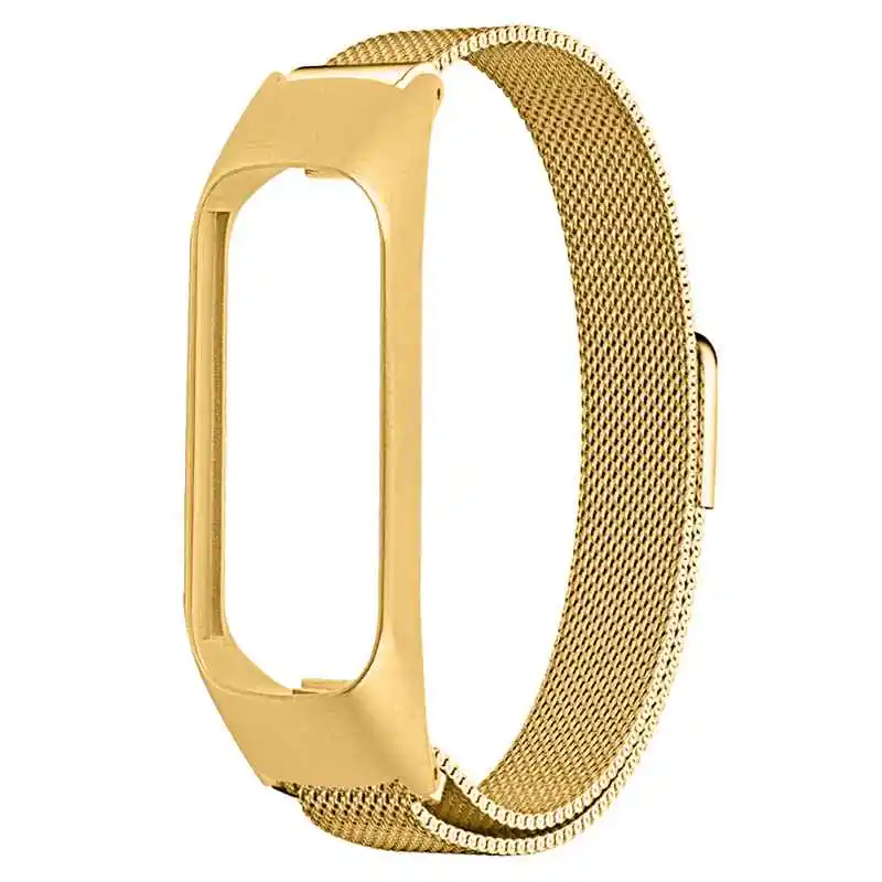 Oulucci модные ширина сетки петля ремешок для samsung fit-e часы ремешок металлический браслет samsung galaxy часы для samsung SM-R375 - Цвет: Gold