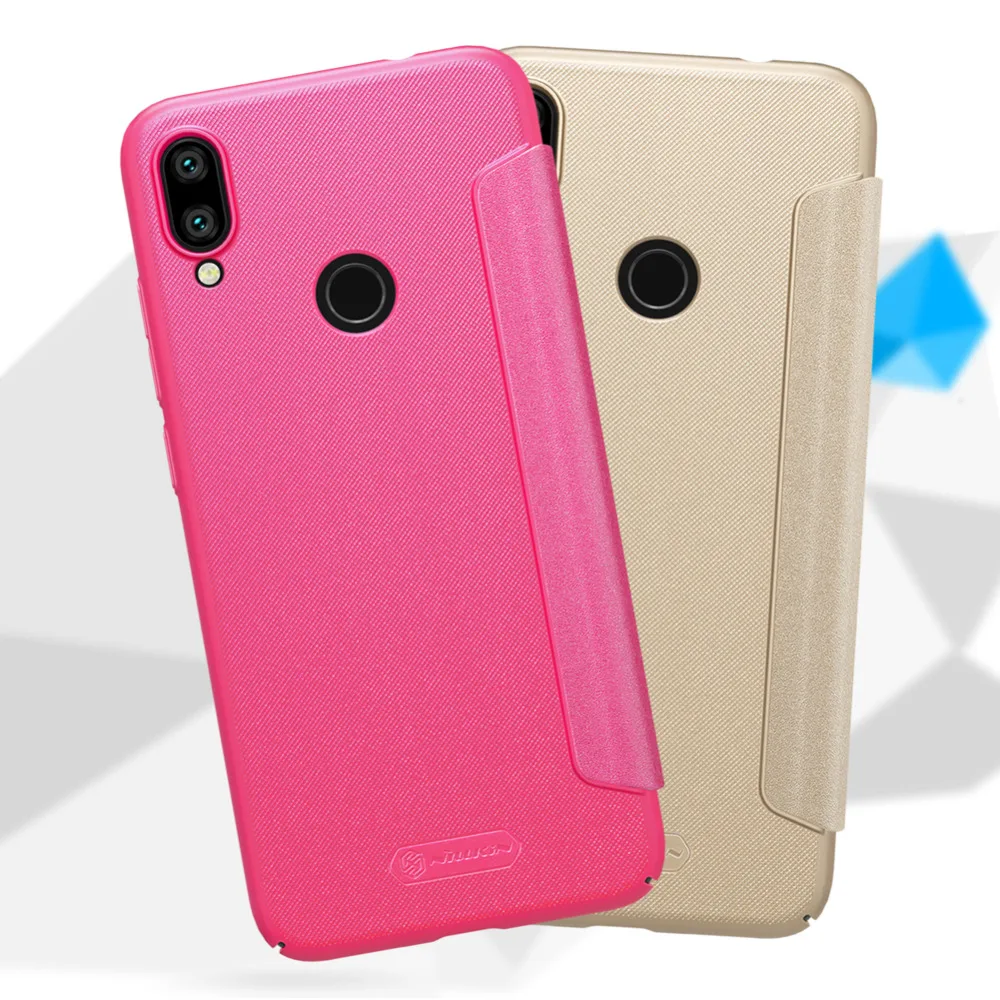 Для Xiaomi Redmi Note 7 7S чехол Nillkin Блестящий Роскошный кожаный флип-чехол для Redmi Note7 Note 7 Pro Book Fundas чехол s
