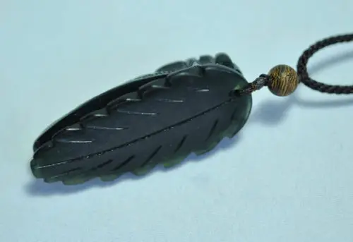 Изысканный старинный китайский нефрит ручной резной кулон Цикада|pendant|pendant jade |