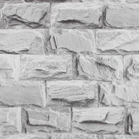 beibehang chinese culture stone vinyl thickening white brick wallpaper for wall tv background 3d wall paper roll papel de parede
