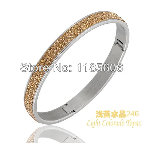 Оптовая продажа 2014 модные браслеты из нержавеющей стали для женщин AAA ювелирное